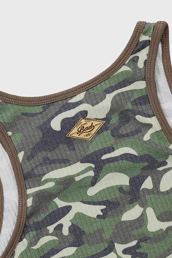 Badblood Camo Tank Top - Military