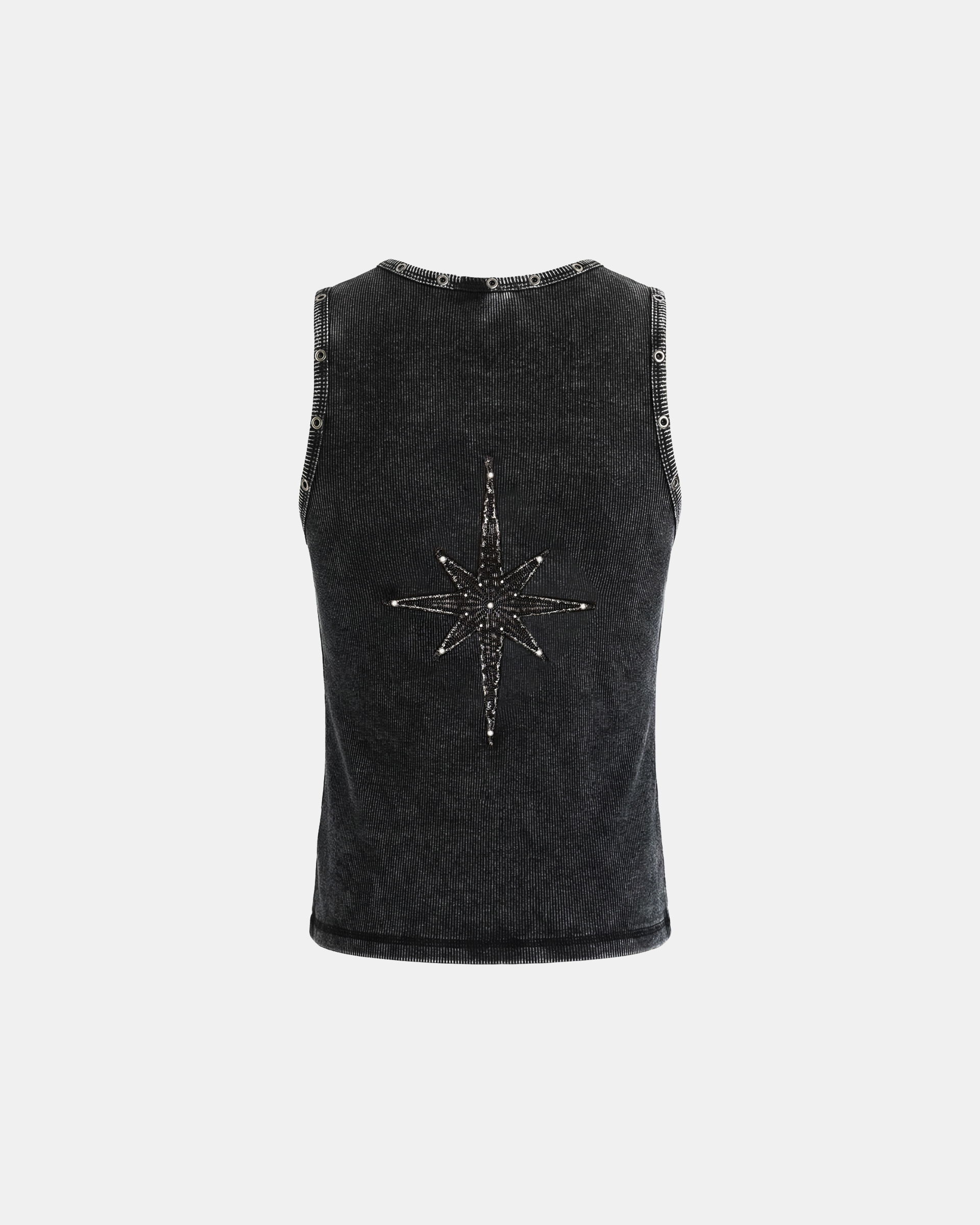 Badblood Viper Cotton Rib Tank 01 - Black