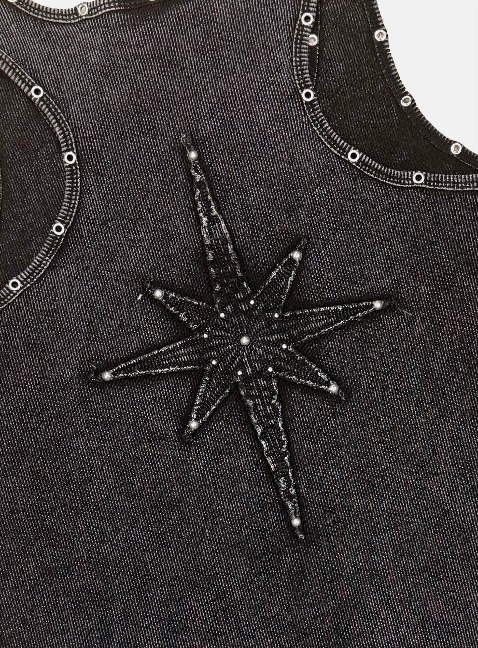 Badblood Viper Cotton Rib Tank 01 - Black