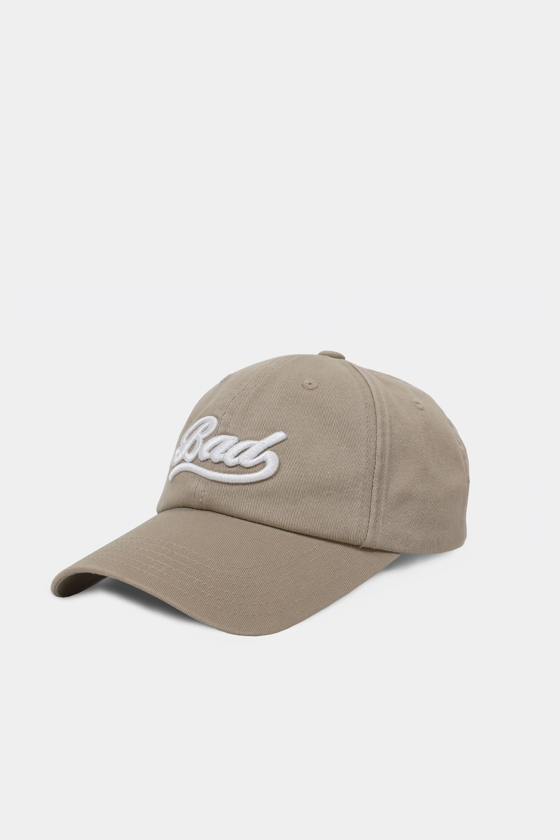 Badblood Twill Cotton Ball Cap Beige