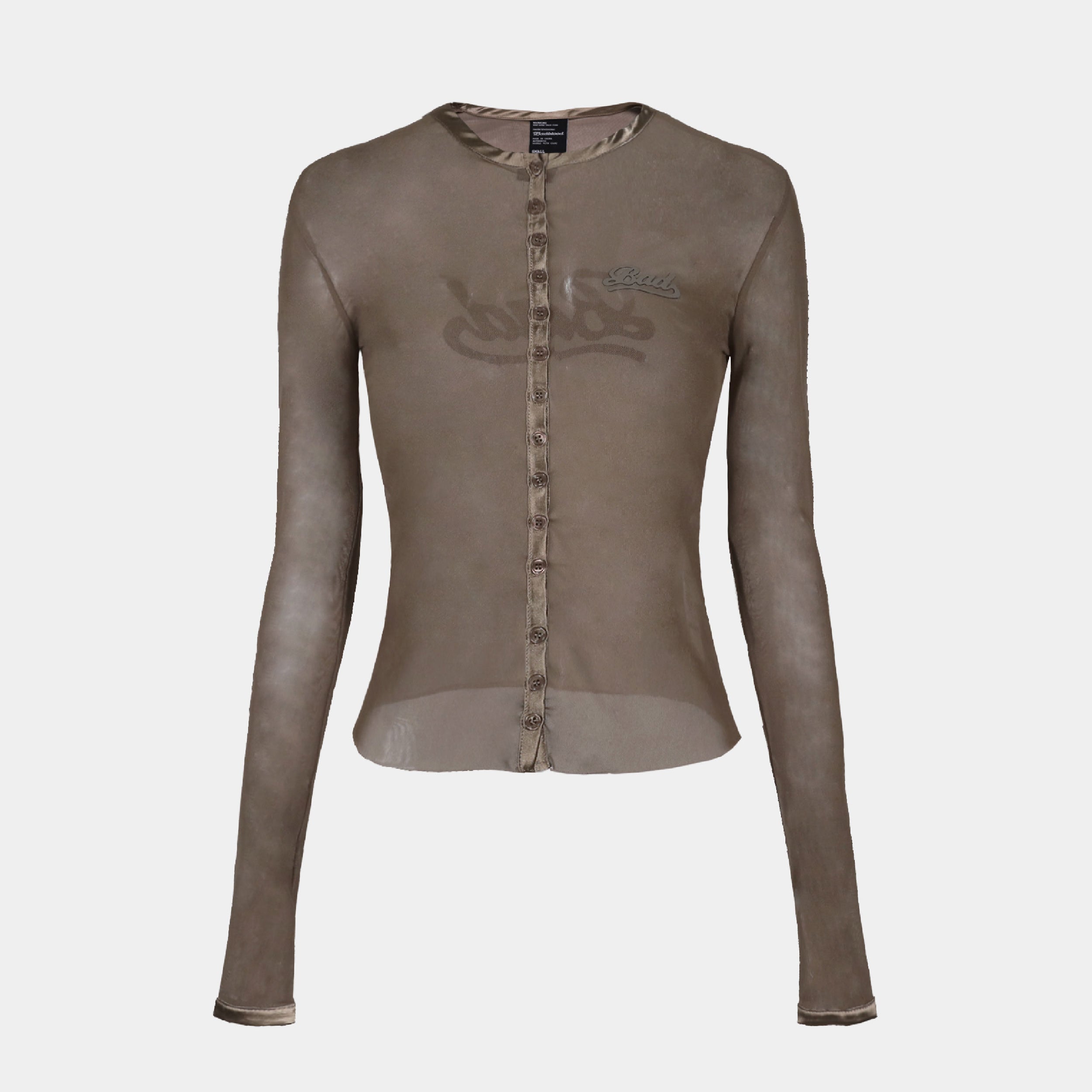 Badblood Breeze Button Up Cardigan Tobacco