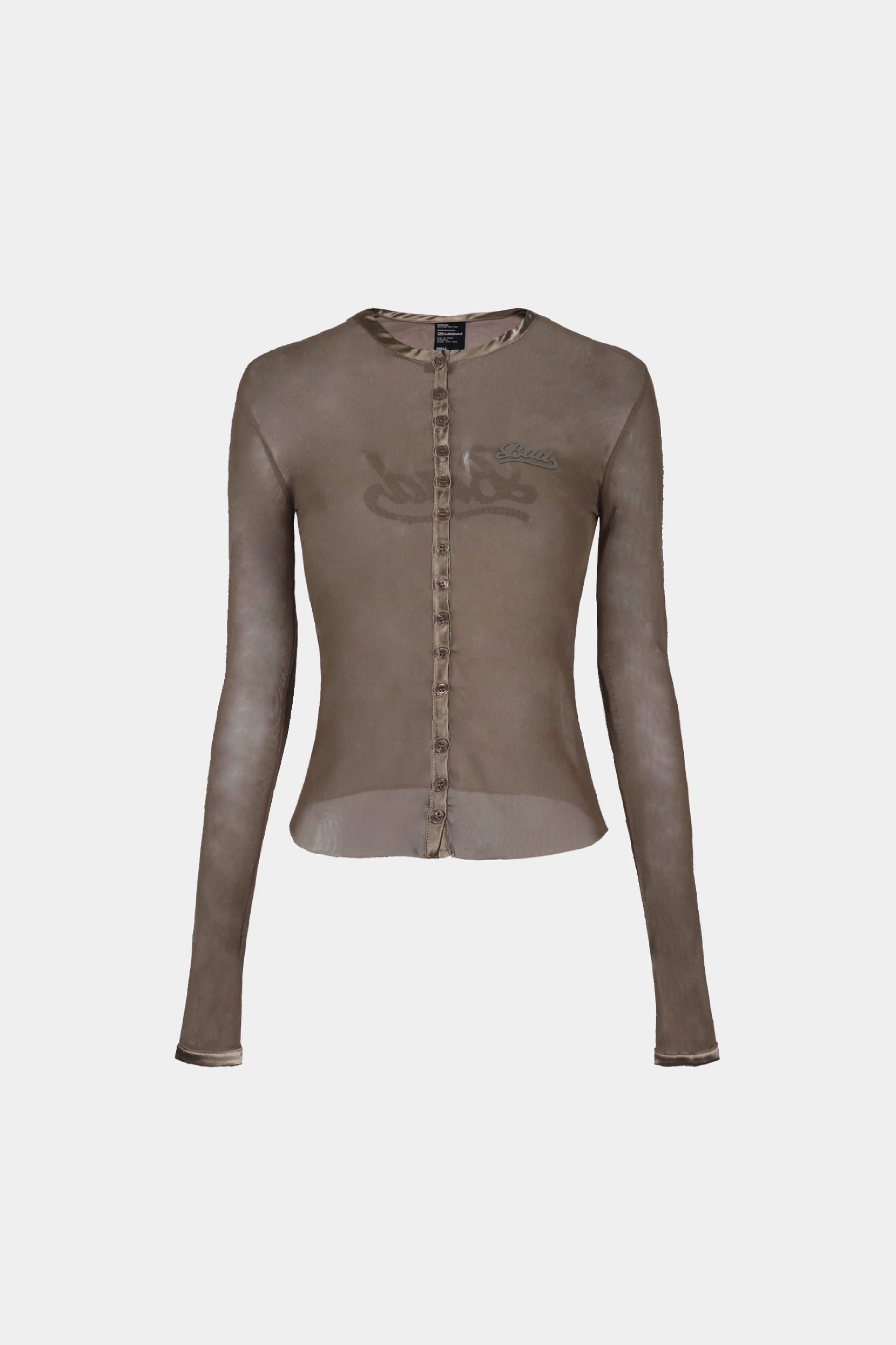 Badblood Breeze Button Up Cardigan Tobacco