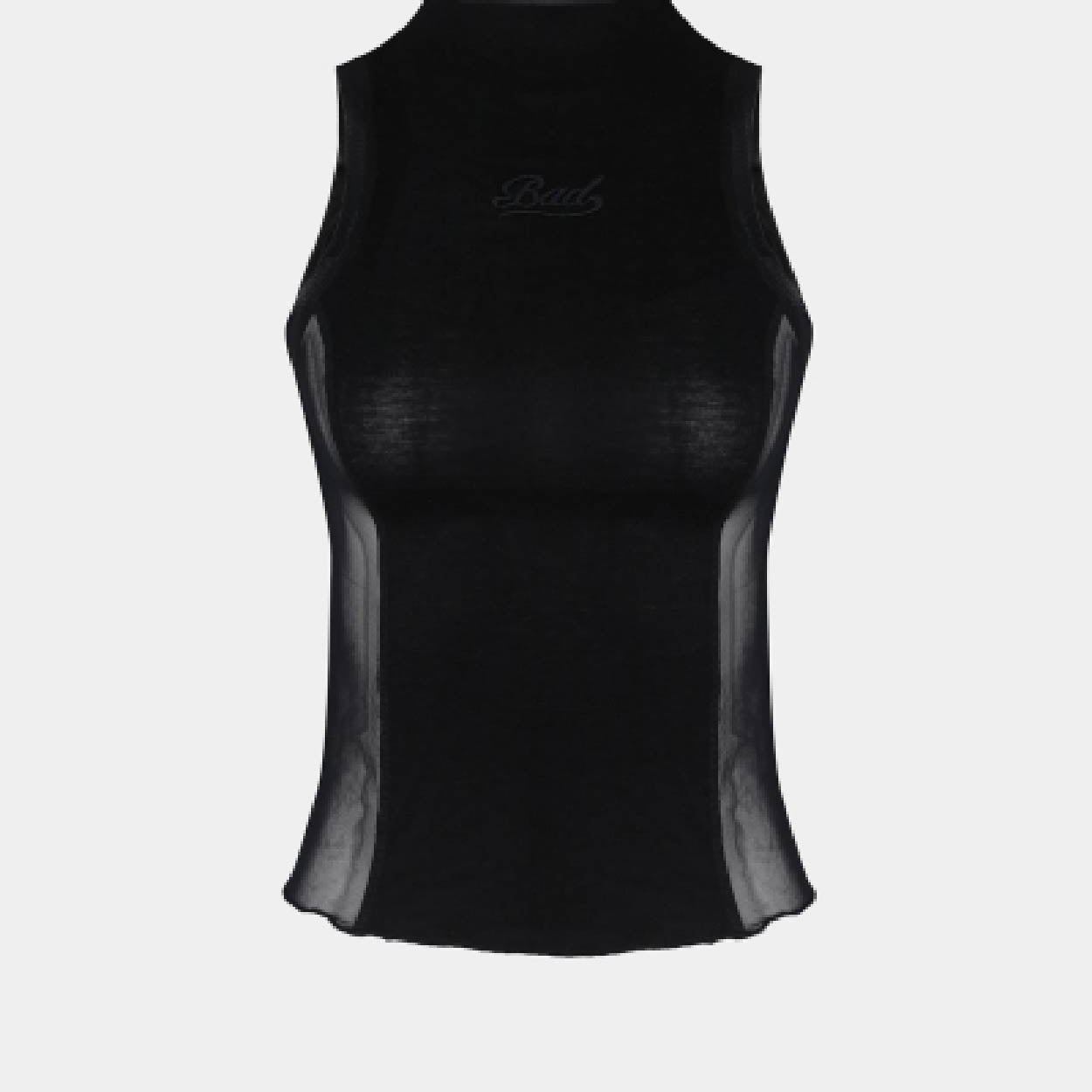 Badblood Second Skin Mock Neck Tank Black