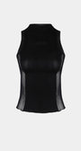 Badblood Second Skin Mock Neck Tank Black