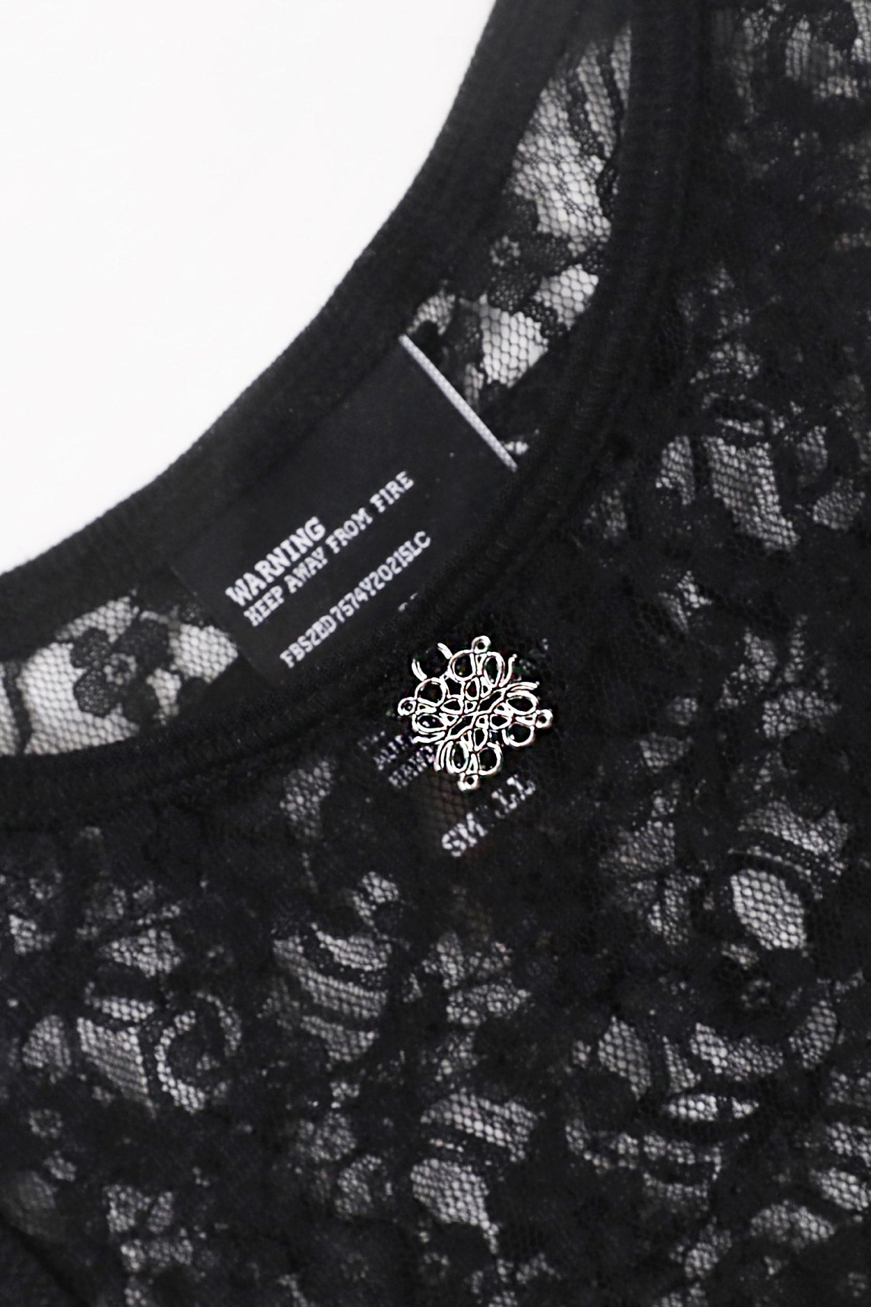 Badblood Selena Lace Tank Top Black