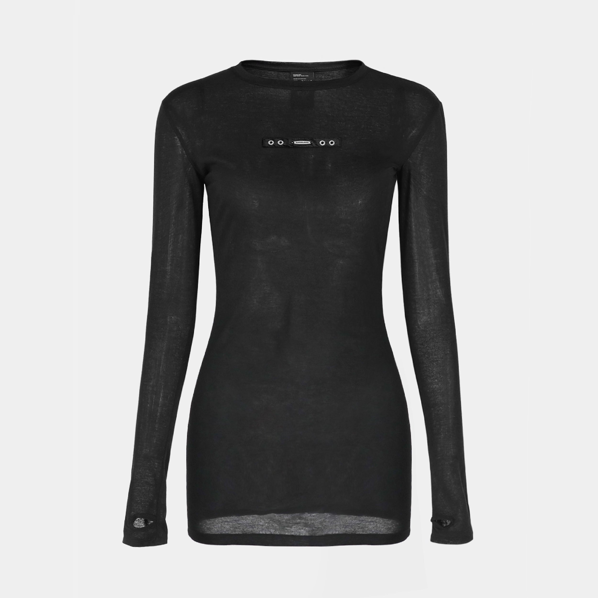 Badblood Nikki Mini Dress Long Sleeves Black