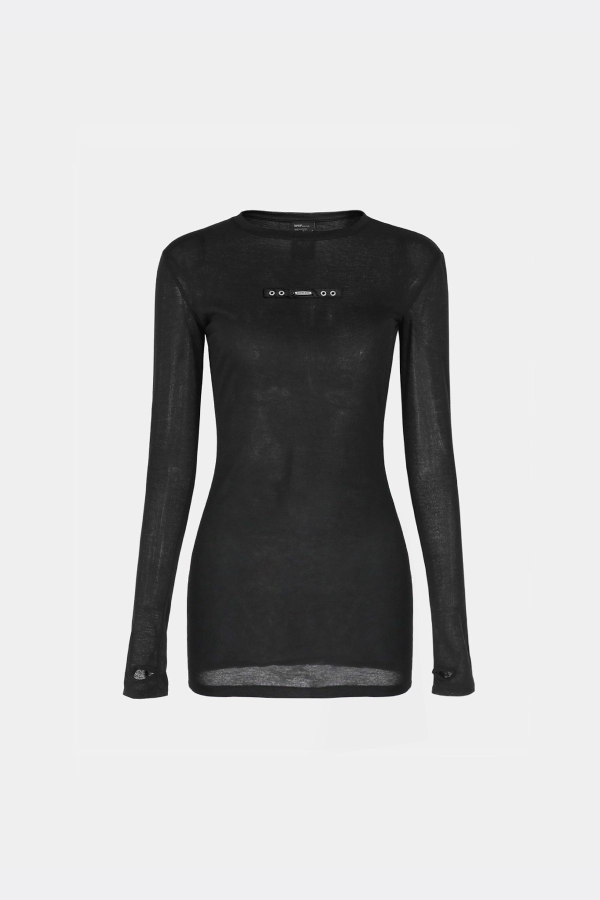 Badblood Nikki Mini Dress Long Sleeves Black