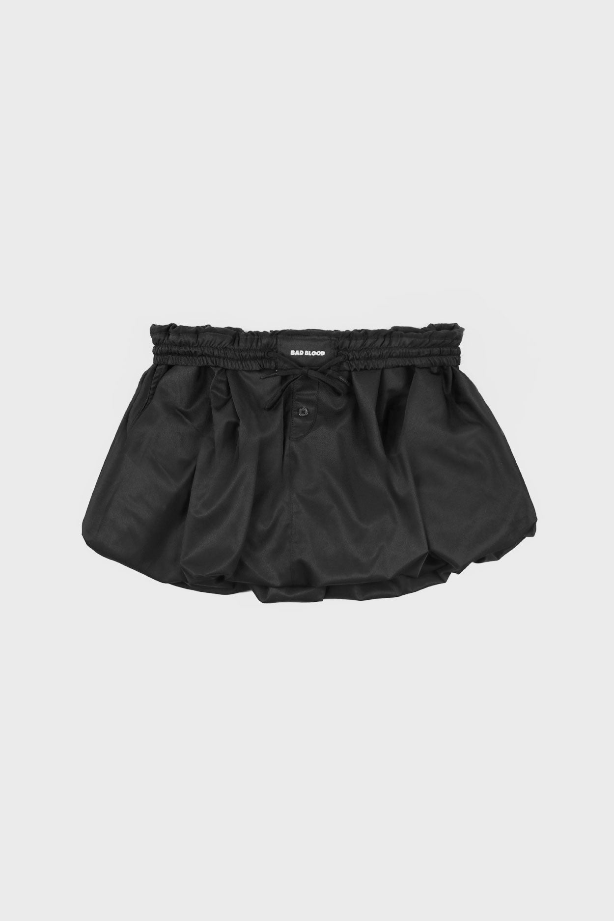 Badblood Balloon Mini Skirt Black