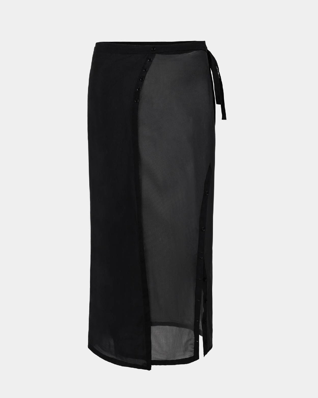 Badblood Breeze Midi Skirt Black