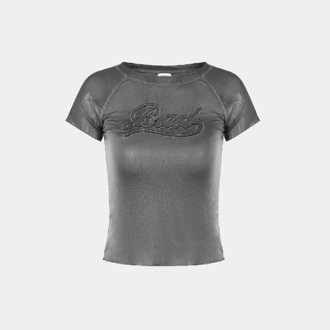 Badblood Second Skin Contrast T-Shirt Charcoal