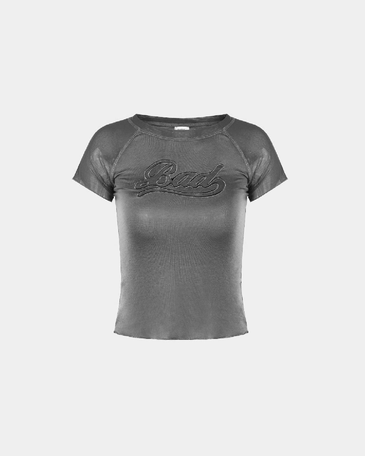 Badblood Second Skin Contrast T-Shirt Charcoal