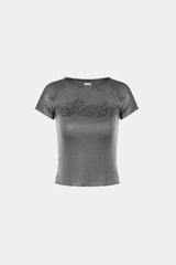 Badblood Second Skin Contrast T-Shirt Charcoal