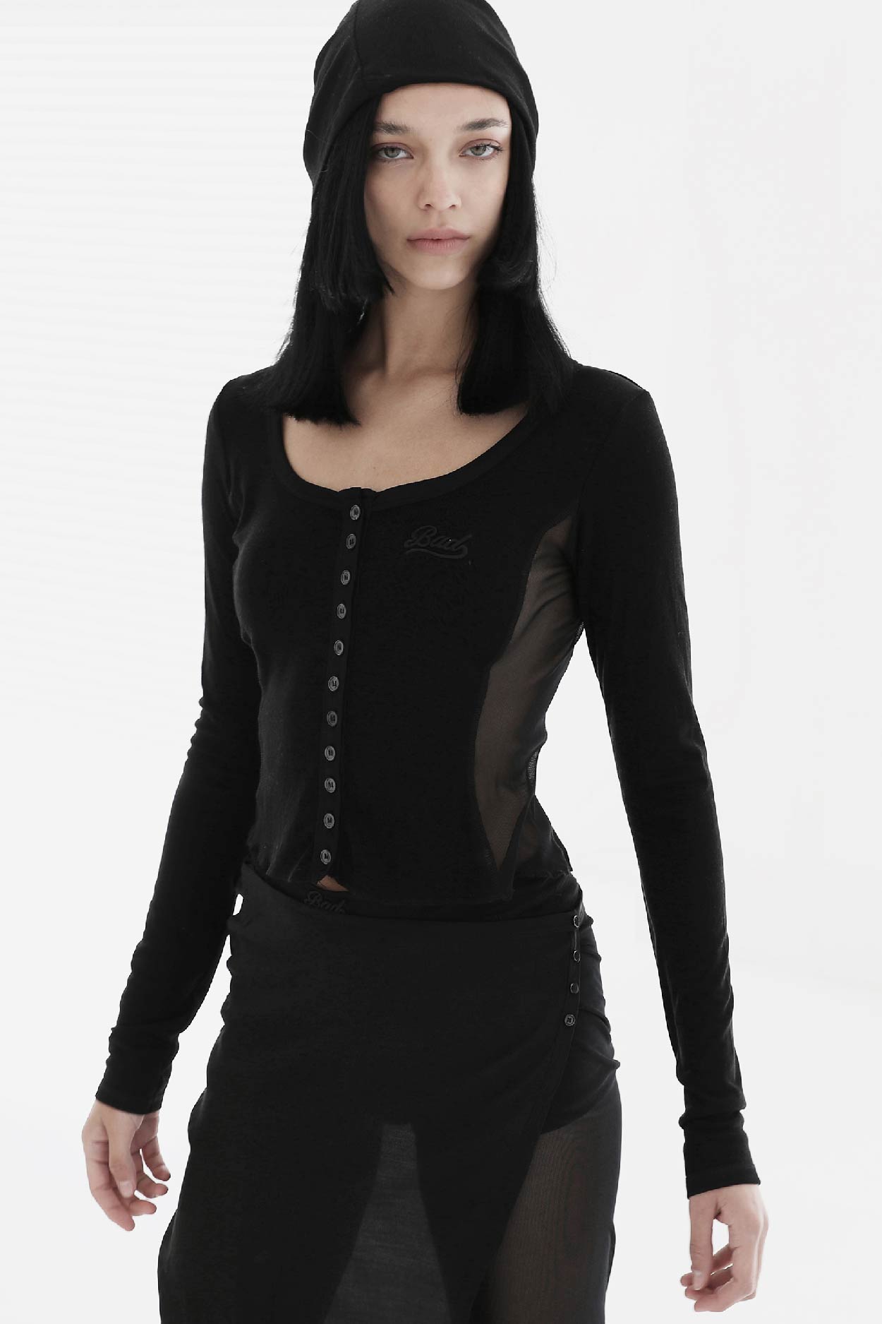 Badblood Second Skin Cardigan Black