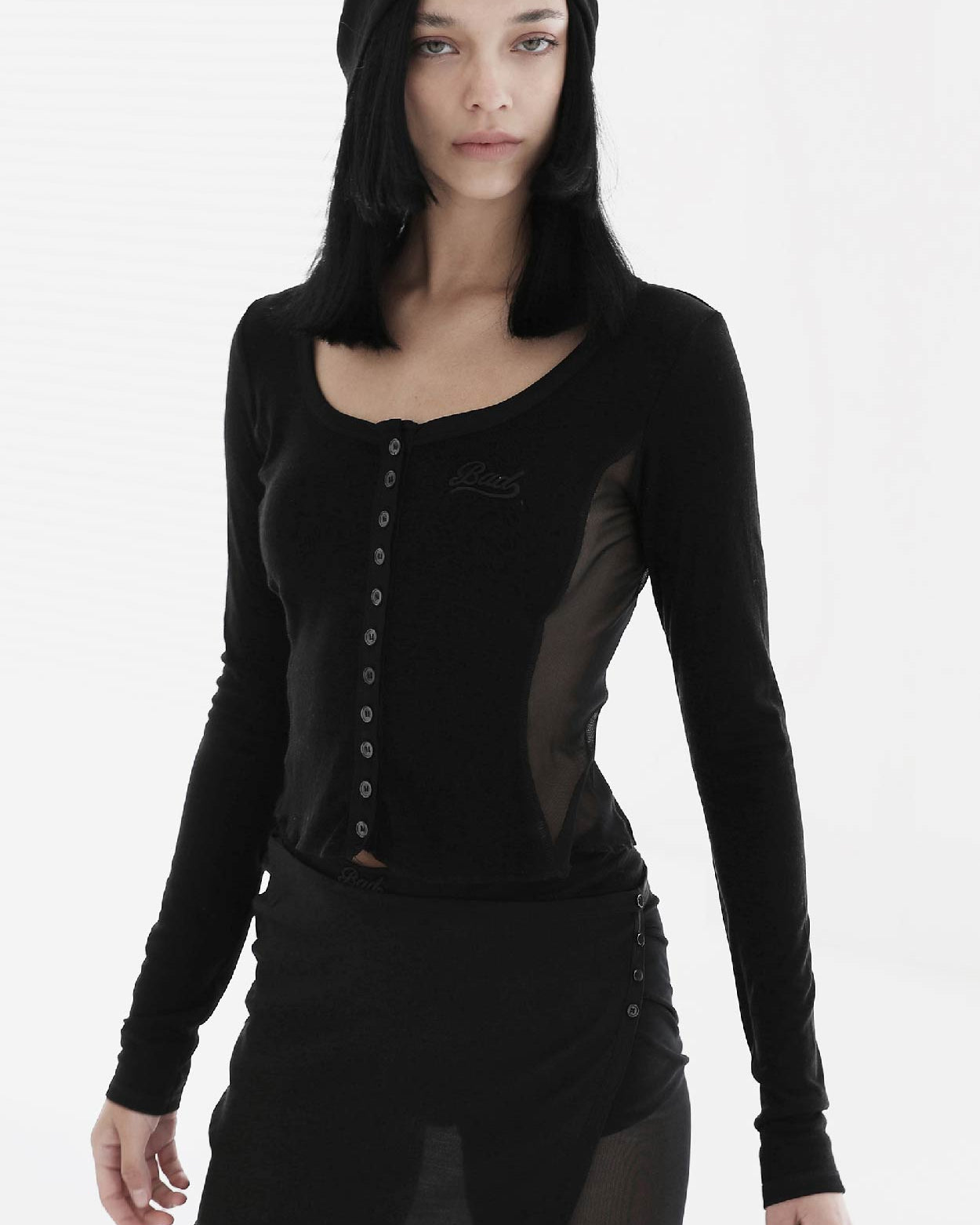 Badblood Second Skin Cardigan Black
