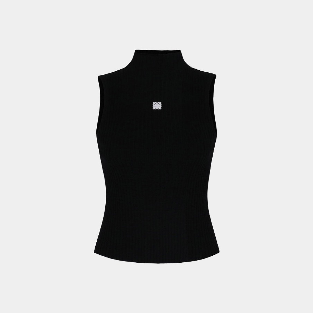 Badblood Fleur Mockneck Tank Black