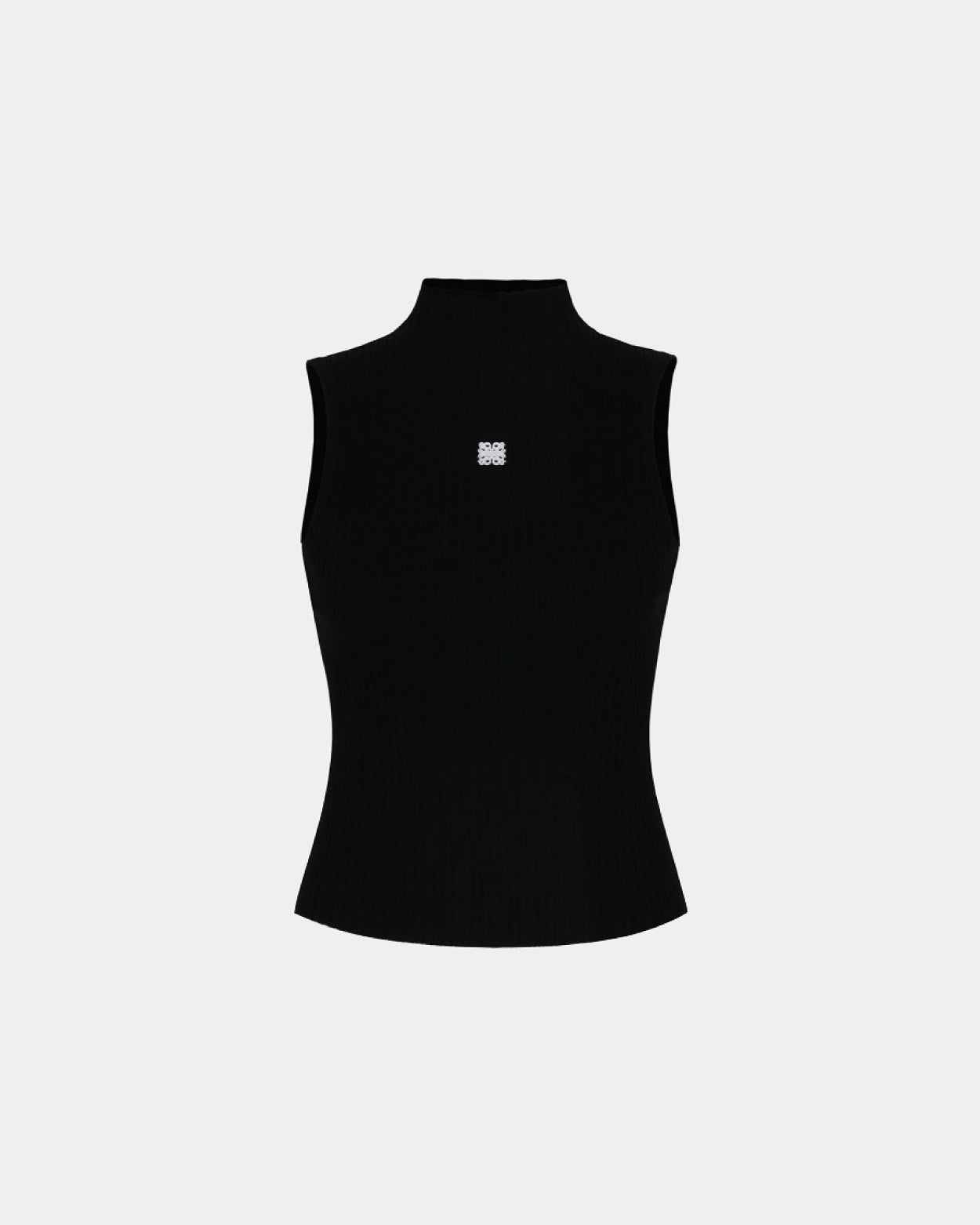 Badblood Fleur Mockneck Tank Black