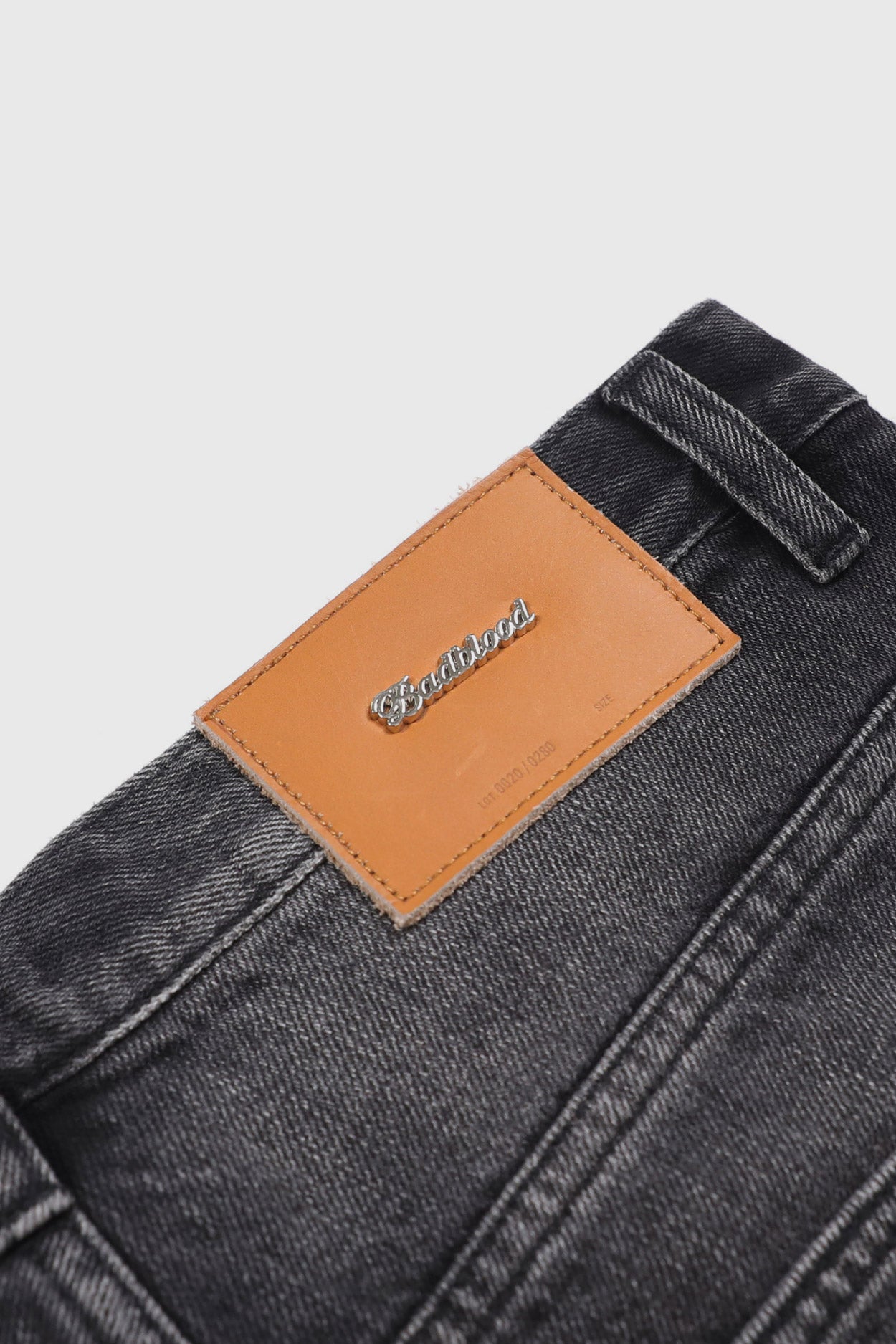 Badblood 0111 Low Rise Bootcut Jean Hard Washed Black