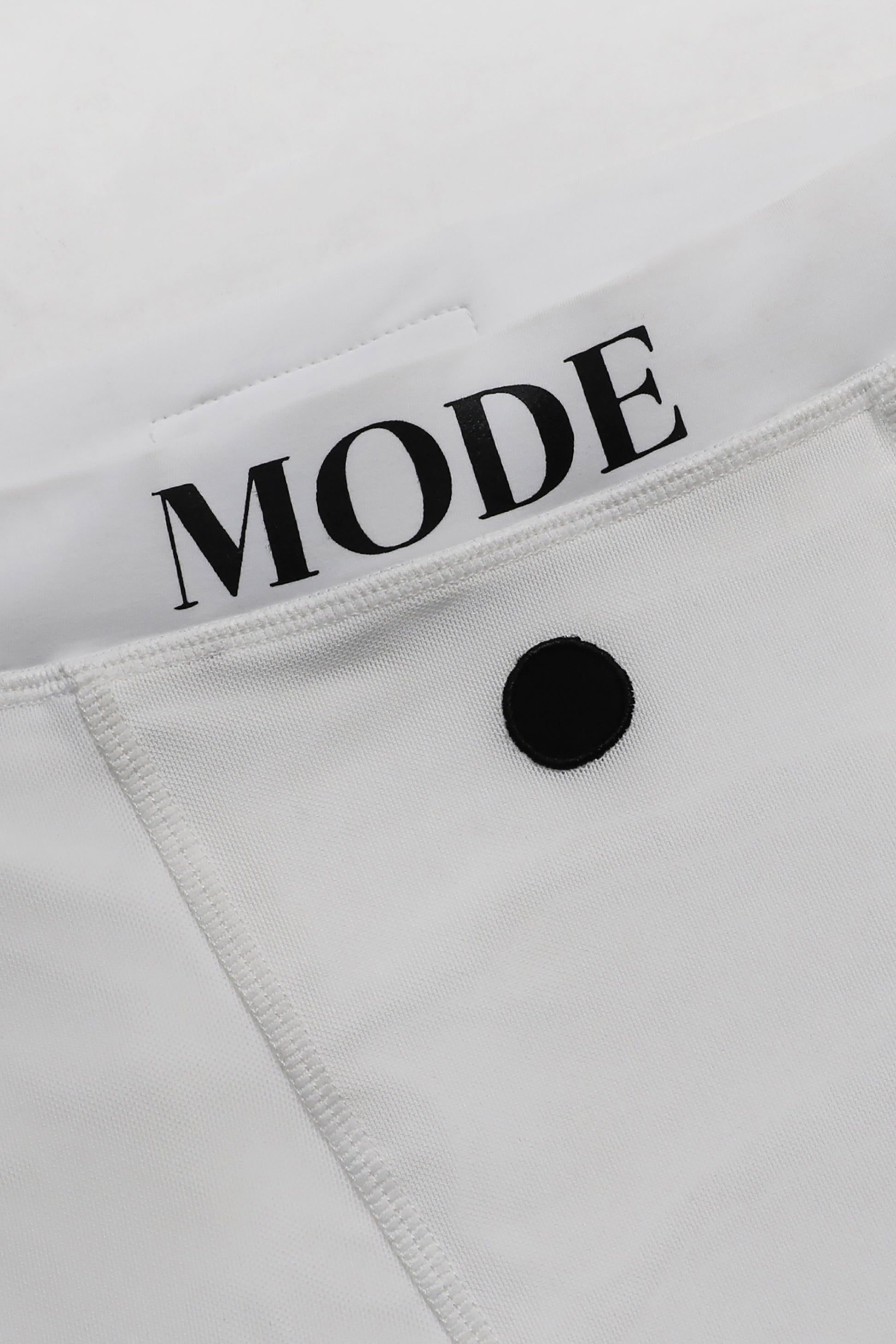 Badblood Boss Mode Mesh Boots Cut Pants White