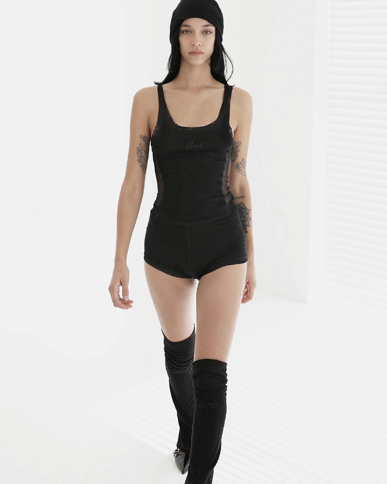 Badblood Second Skin Boy Shorts Black