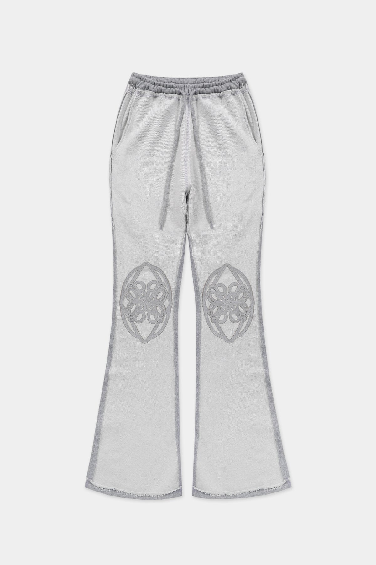 Badblood Fleur Patch Brushcut Pants Gray