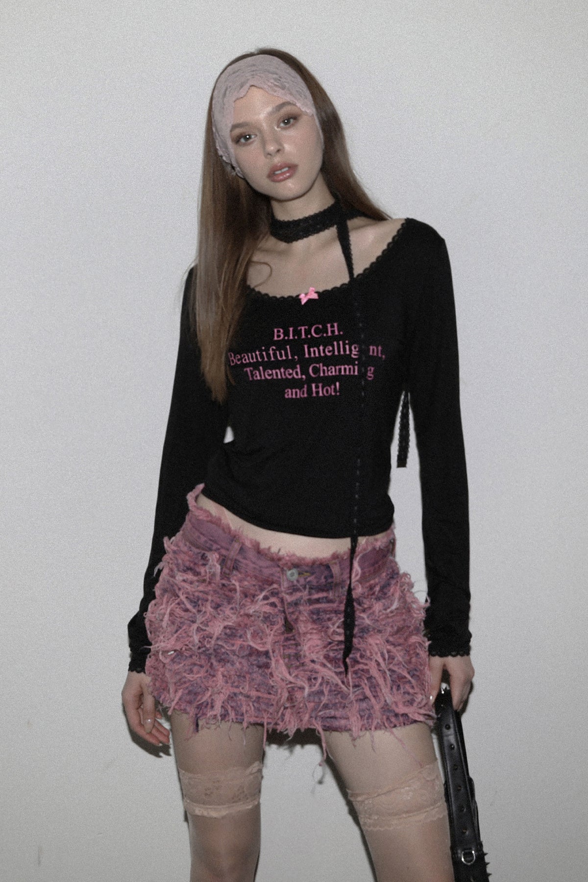 Badblood Charming & Hot Long Sleeve Loose Fit Black