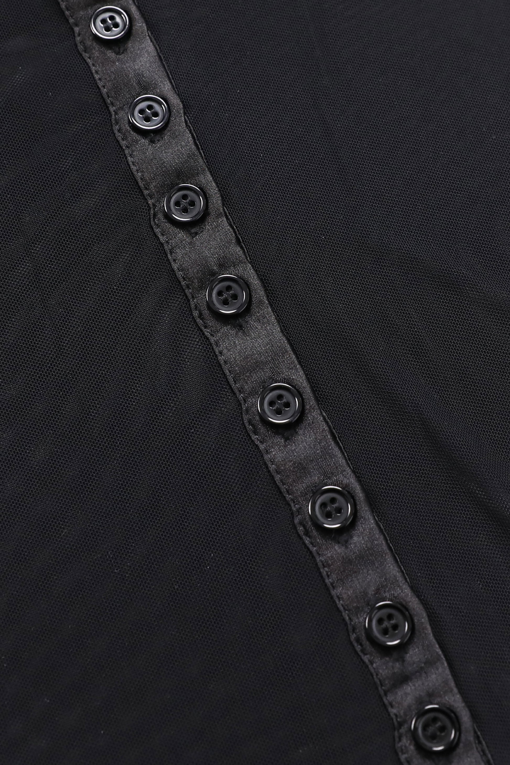 Badblood Breeze Button Up Cardigan Black