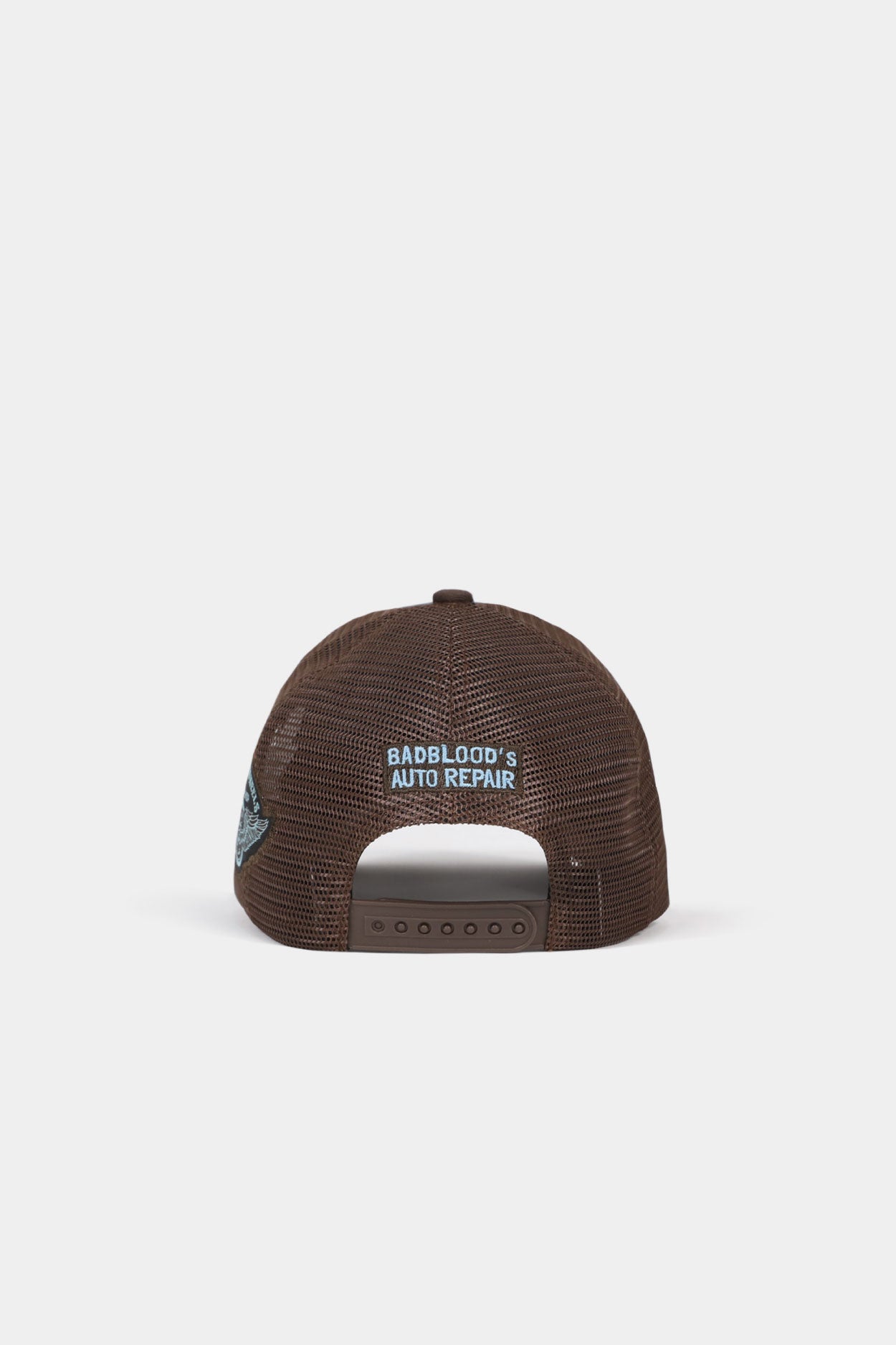 Badblood Auto Repair Ball Cap Dusty Blue
