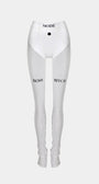 Badblood Boss Mode Mesh Boots Cut Pants White