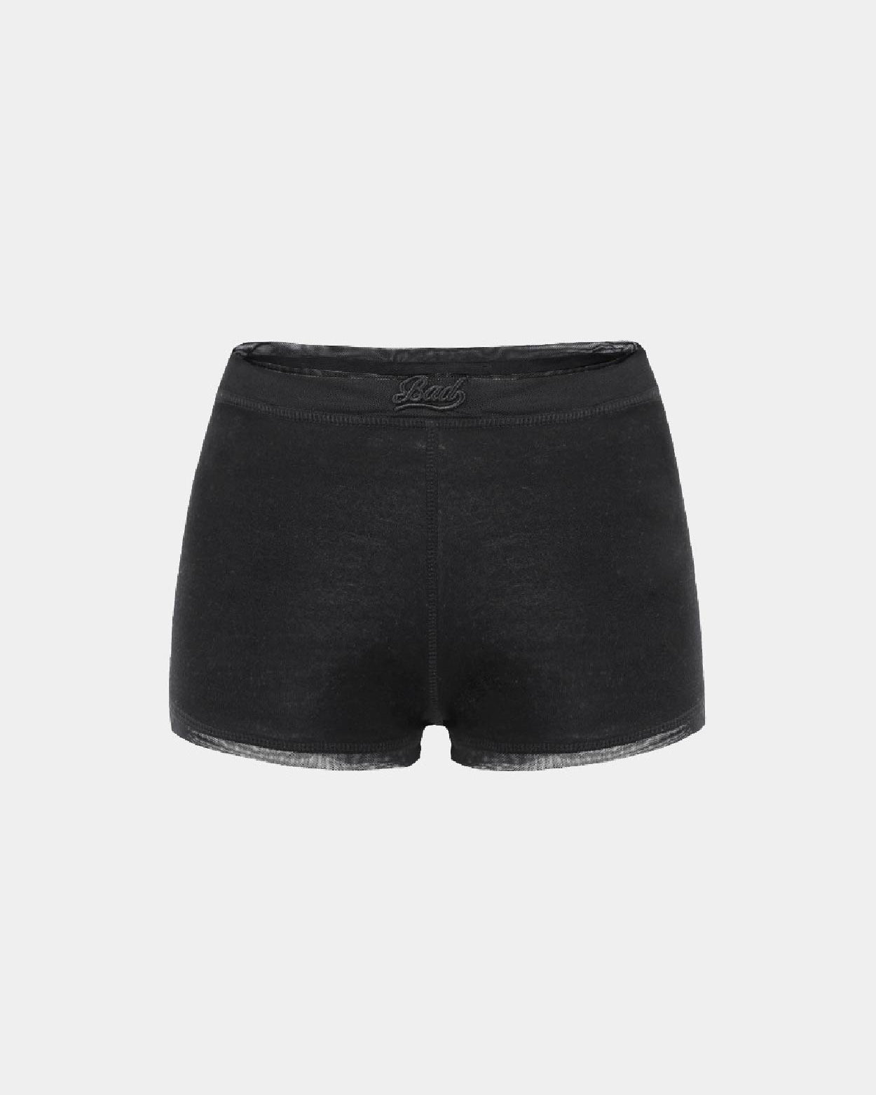 Badblood Second Skin Boy Shorts Black