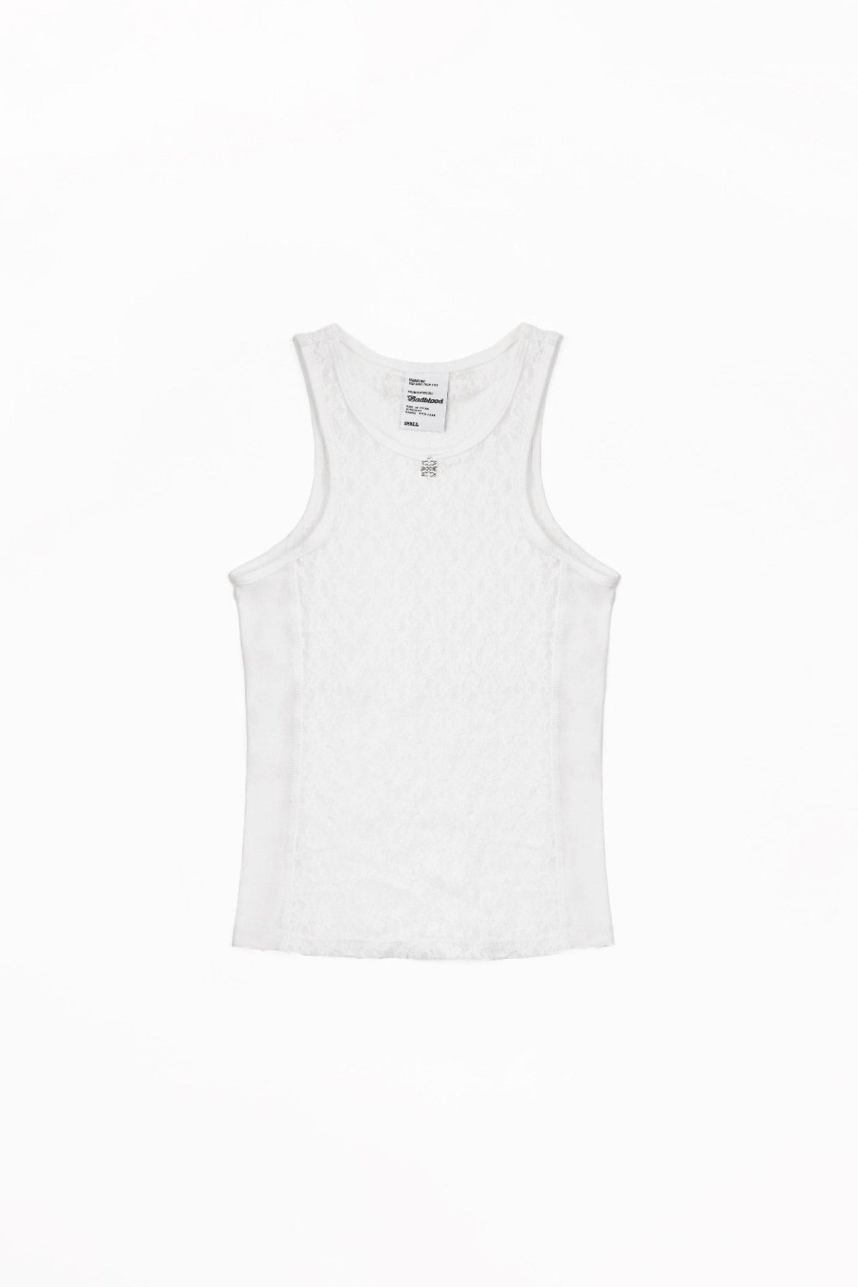 Badblood Selena Lace Tank Top White