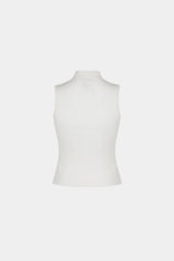 Badblood Fleur Mockneck Tank Cream