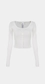 Badblood Second Skin Cardigan Cream