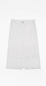 Badblood Selena Lace Midi Skirt White