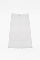 Badblood Selena Lace Midi Skirt White