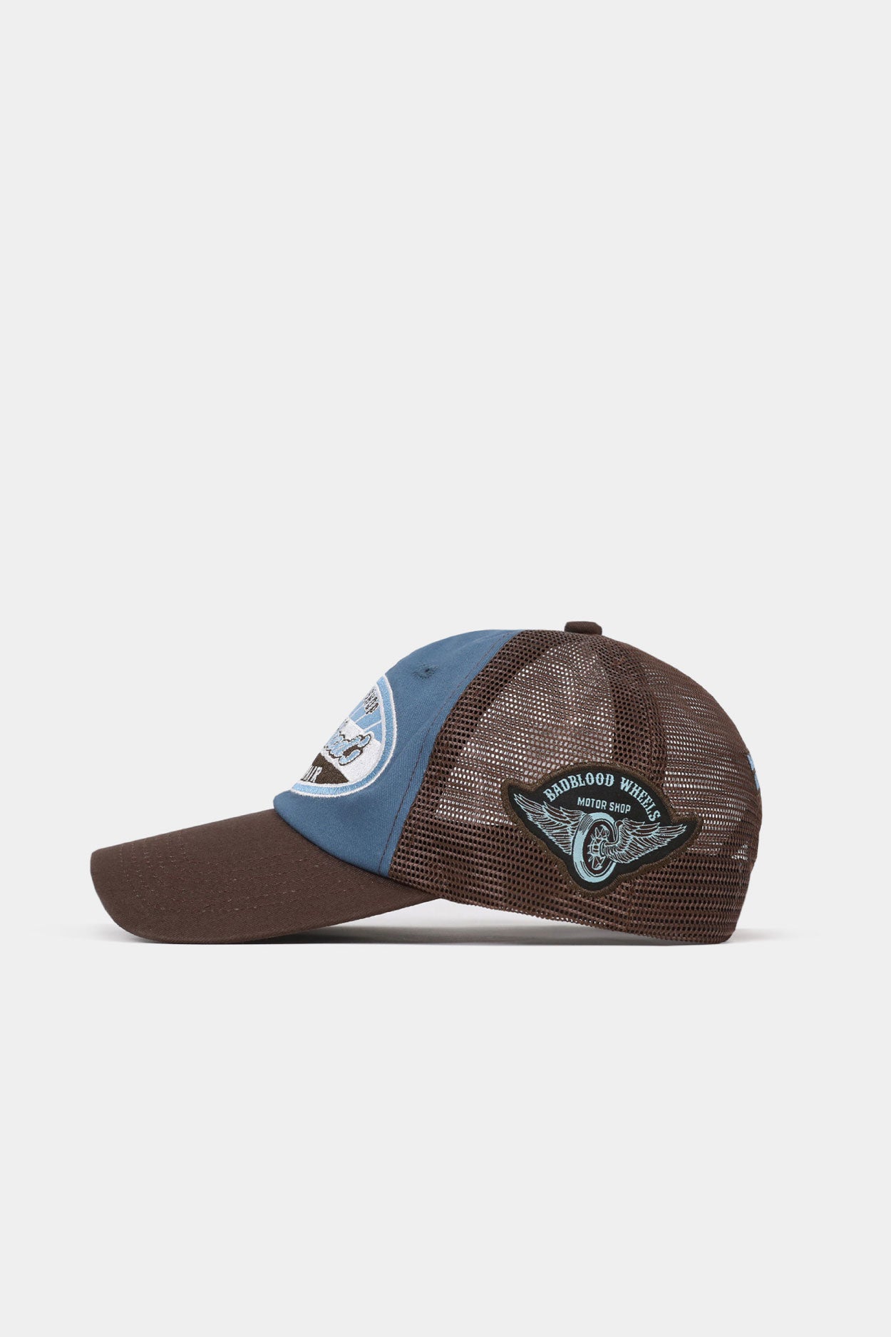 Badblood Auto Repair Ball Cap Dusty Blue
