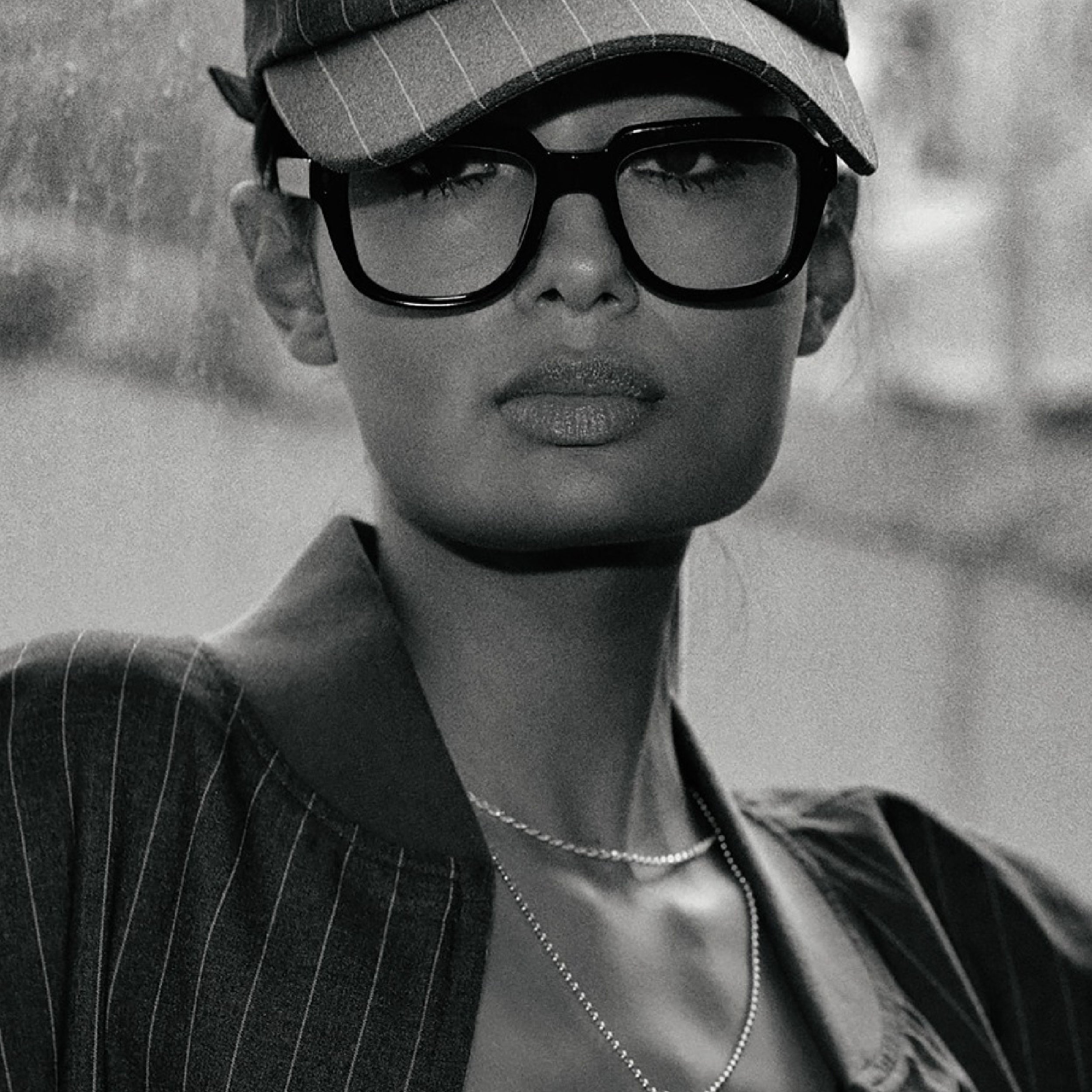 Badblood Gabardine Ball Cap Stripe/Charcoal