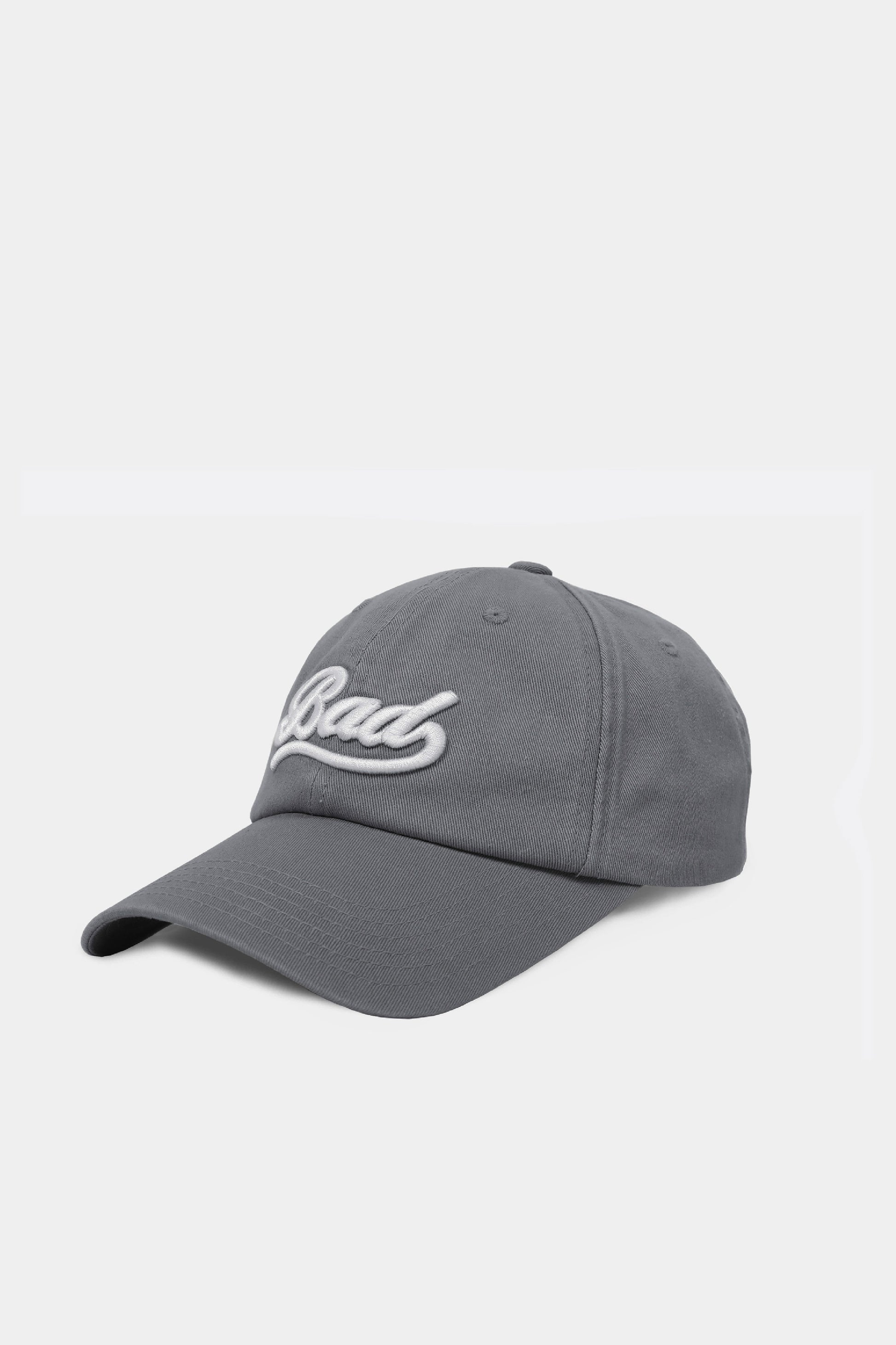 Badblood Twill Cotton Ball Cap Gray