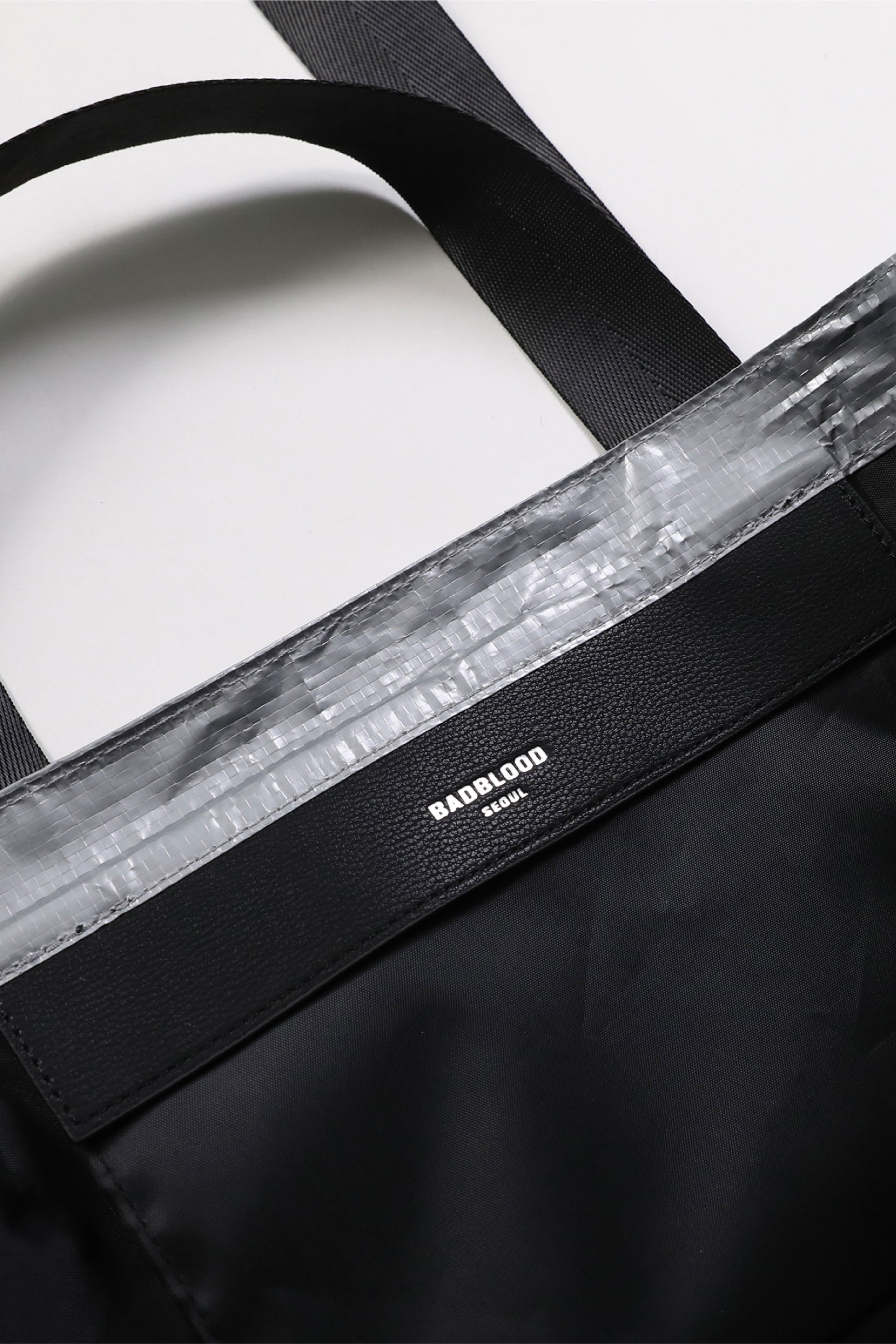 Badblood Shopper Large Bag Silver