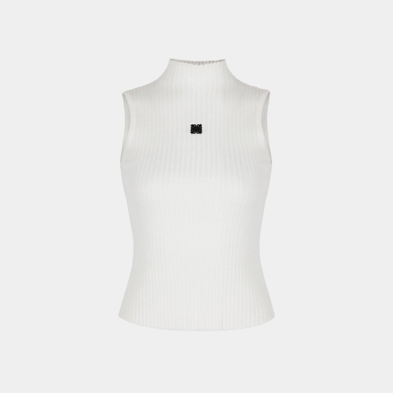 Badblood Fleur Mockneck Tank Cream