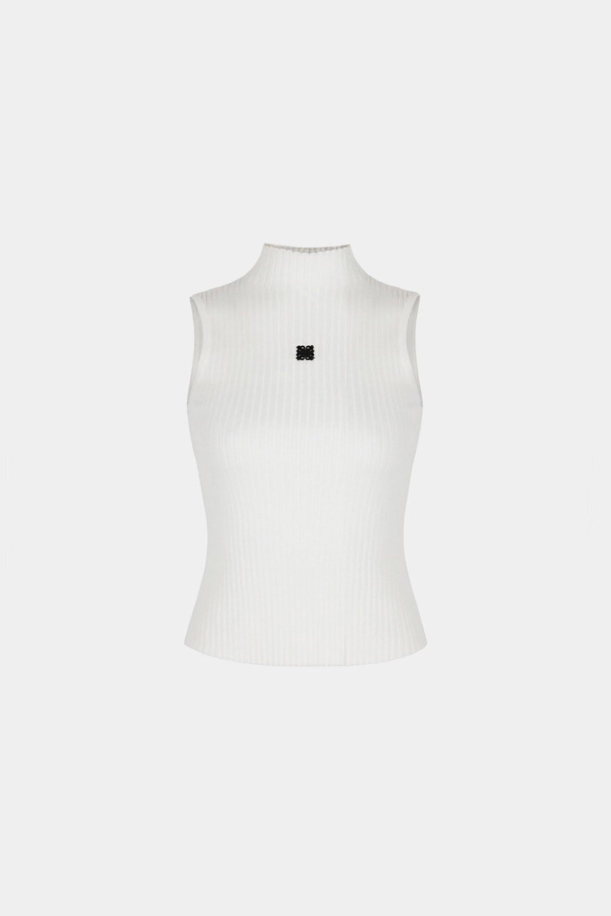 Badblood Fleur Mockneck Tank Cream