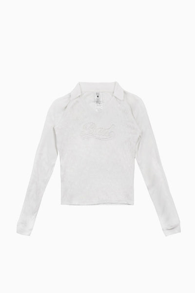 人気★BADBLOOD ★SELENA LACE POLO TOP badblood – BBGSHOPHK