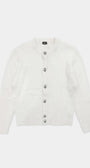 Badblood Boucle Crew Neck Cardigan Cream