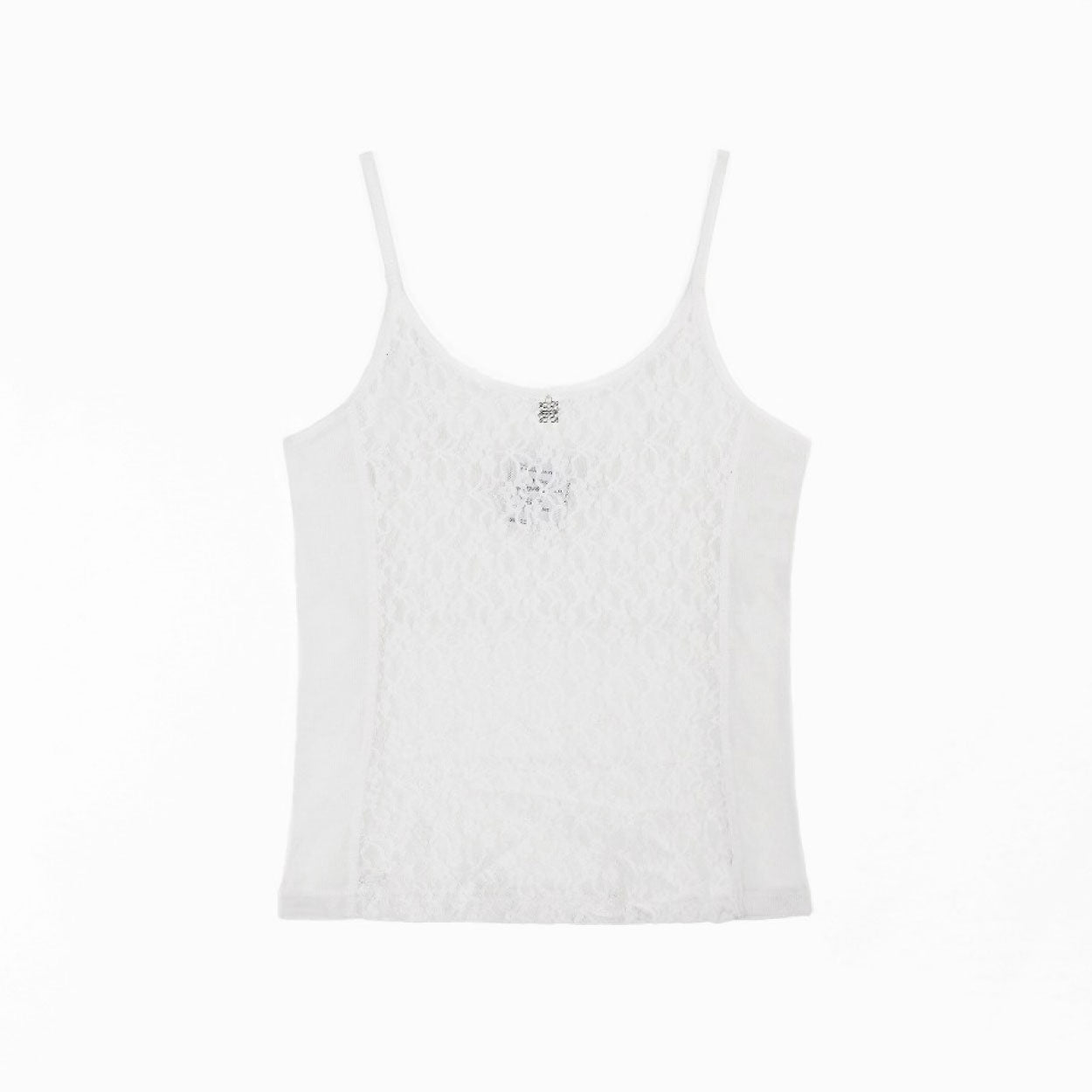 Badblood Selena Lace String Tank White
