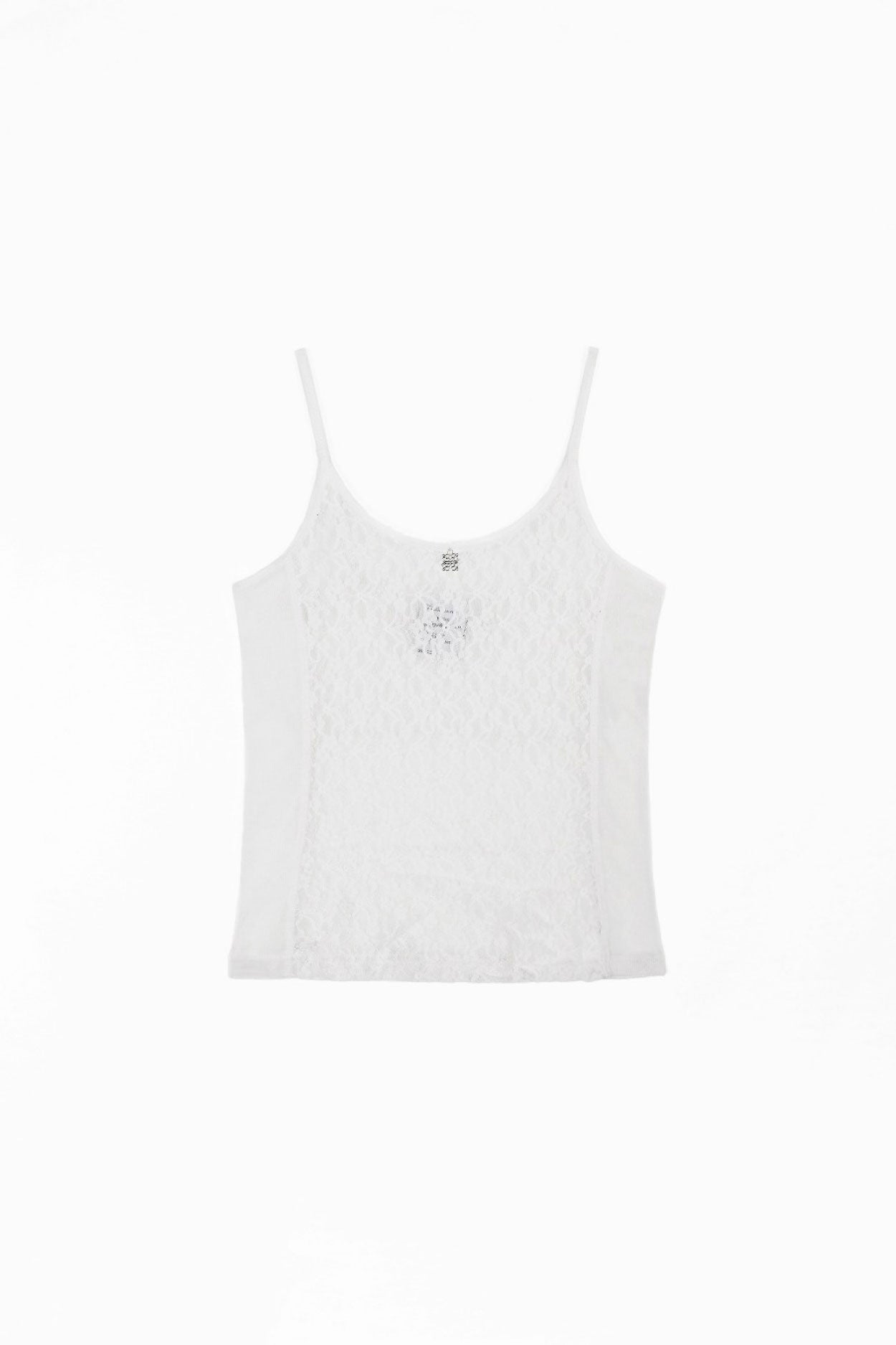 Badblood Selena Lace String Tank White