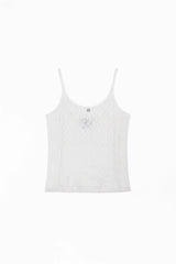 Badblood Selena Lace String Tank White