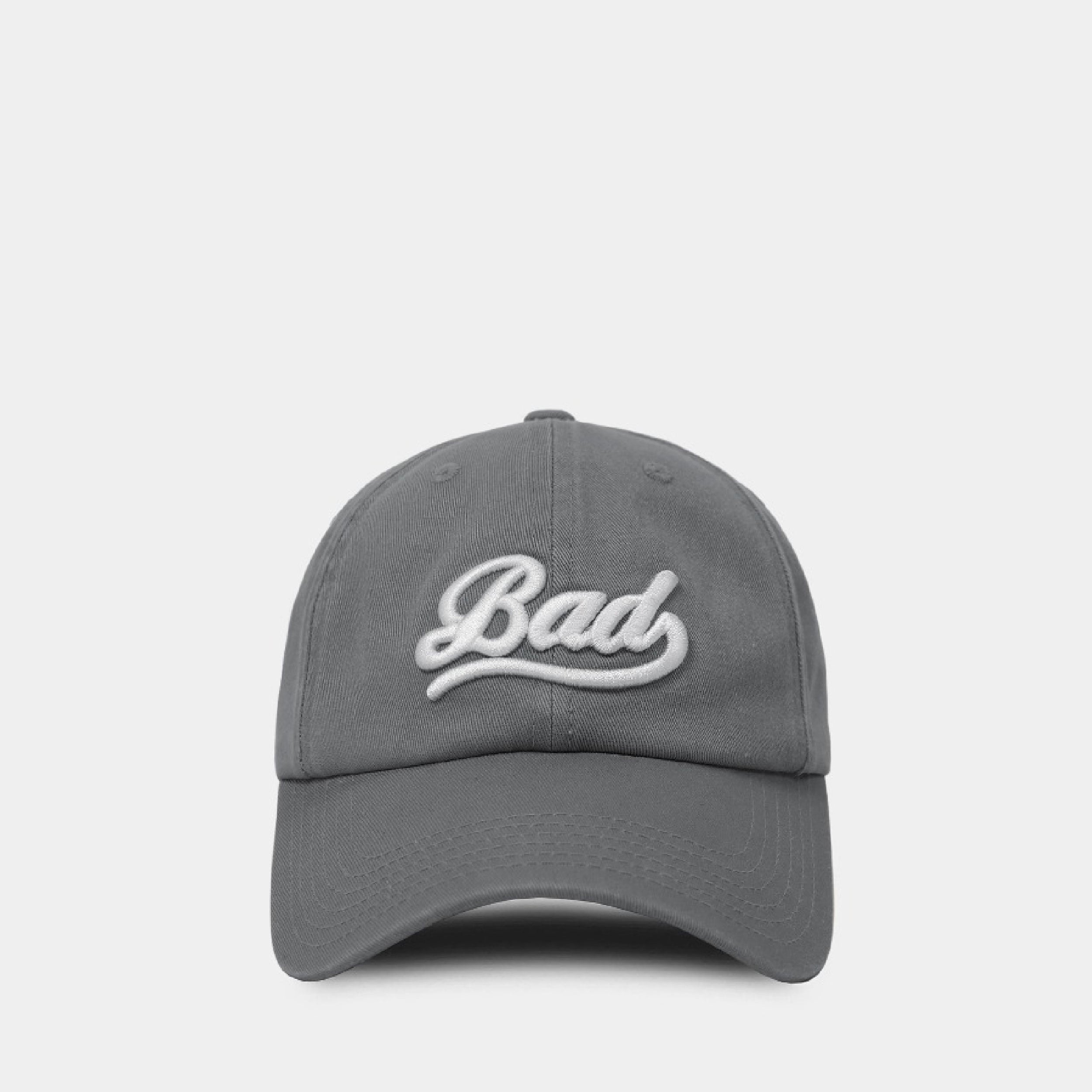 Badblood Twill Cotton Ball Cap Gray