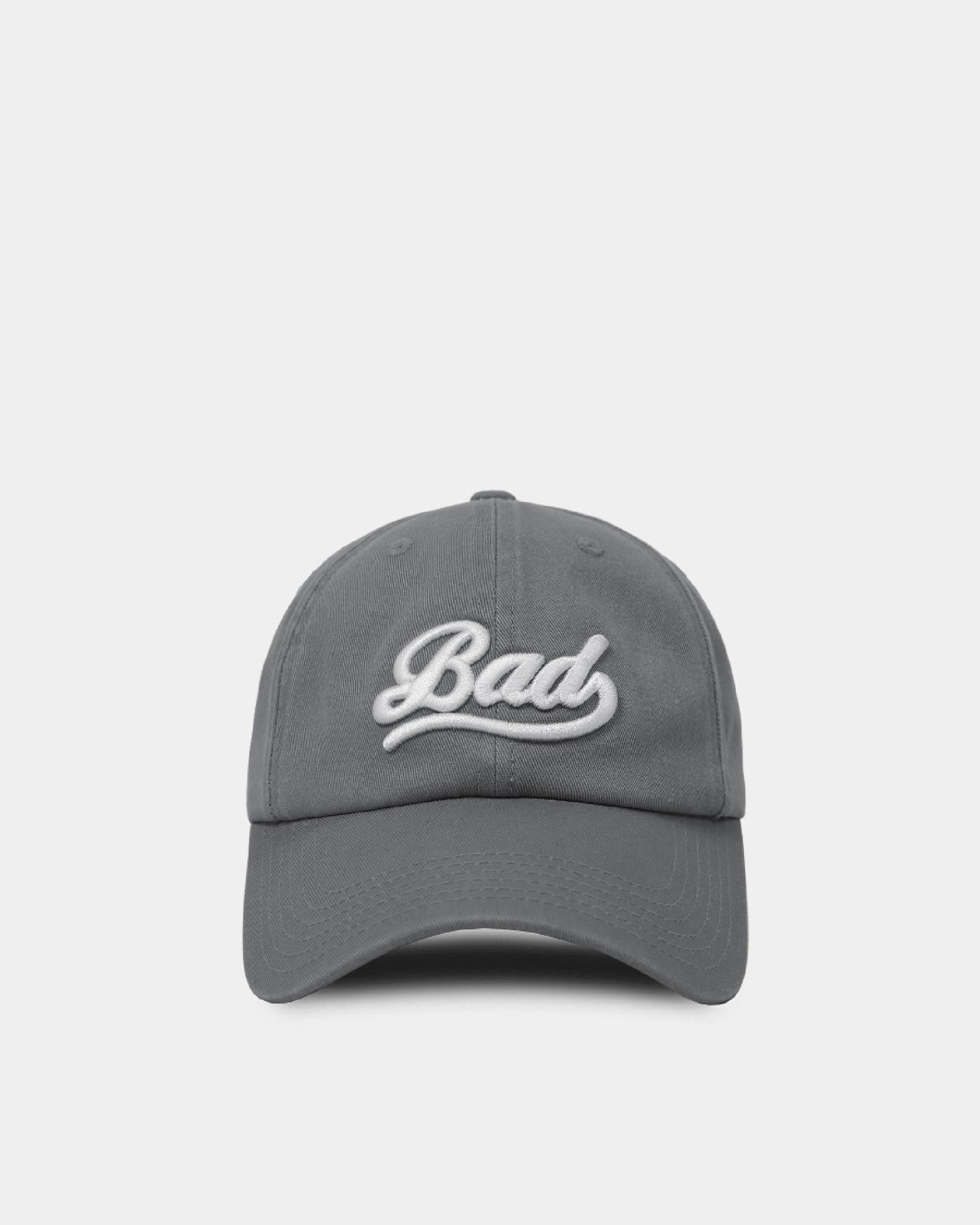 Badblood Twill Cotton Ball Cap Gray