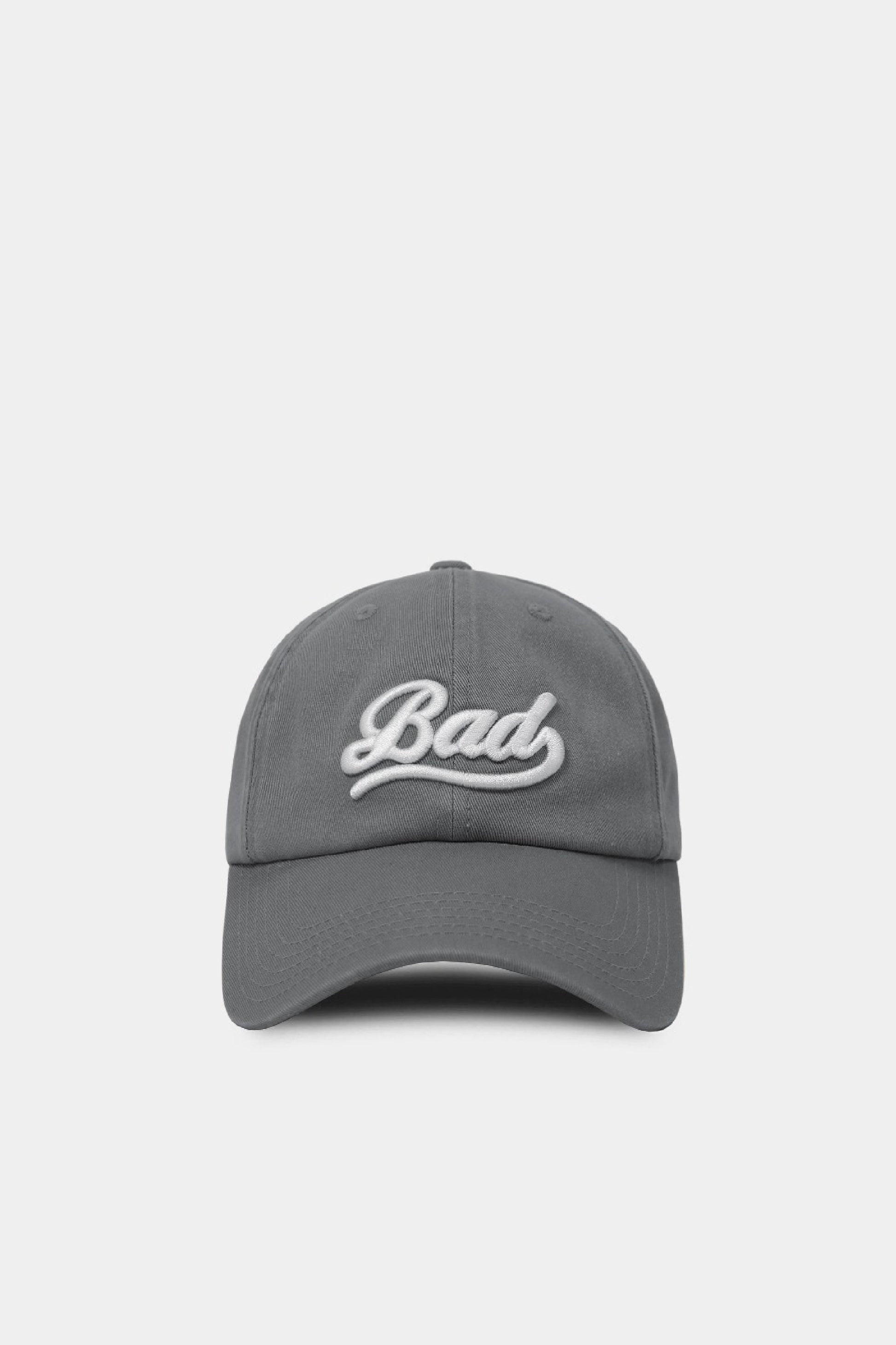 Badblood Twill Cotton Ball Cap Gray