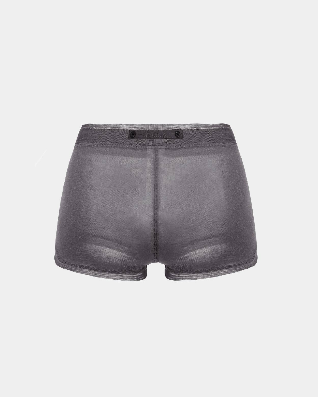 Badblood Second Skin Boy Shorts Charcoal