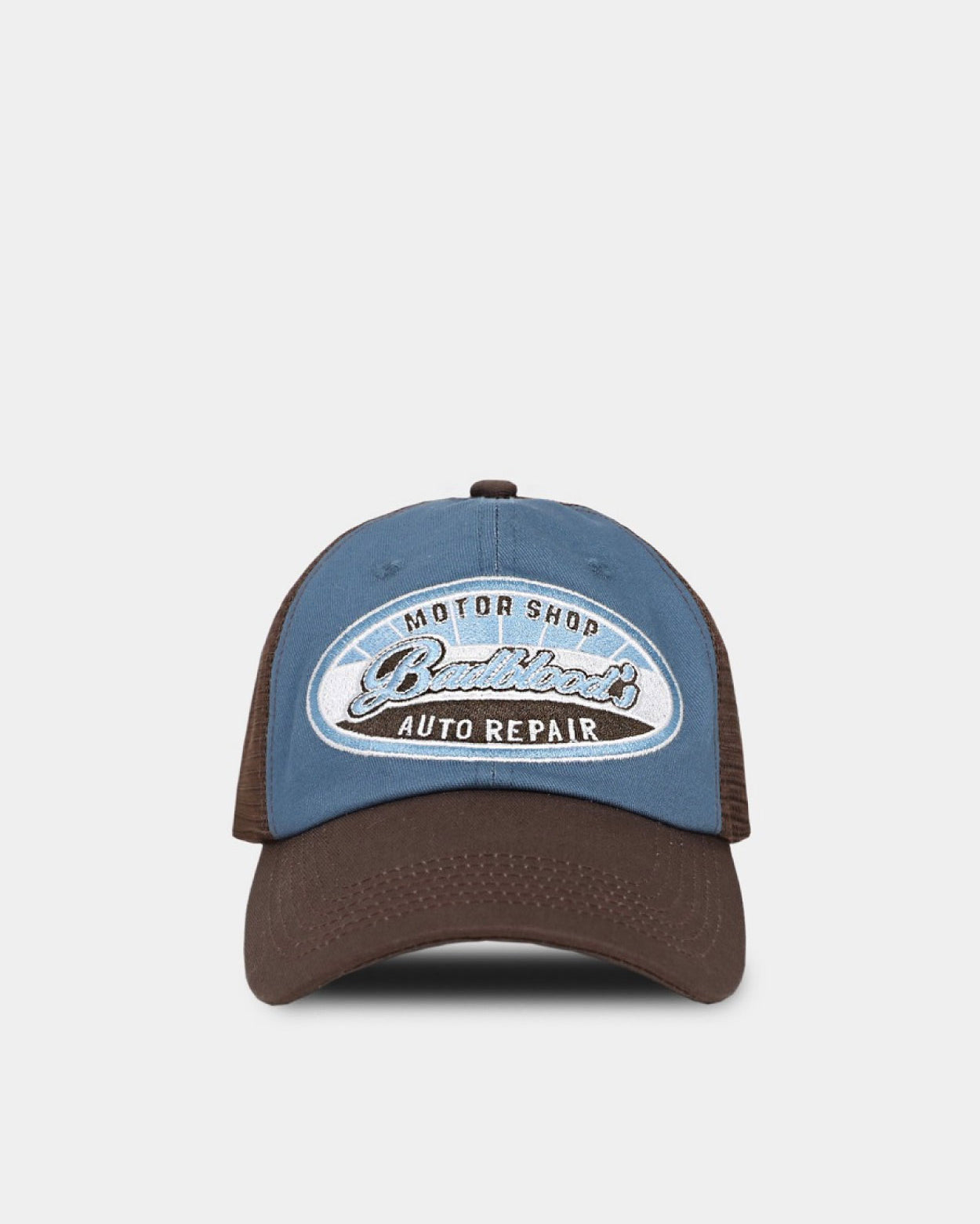 Badblood Auto Repair Ball Cap Dusty Blue